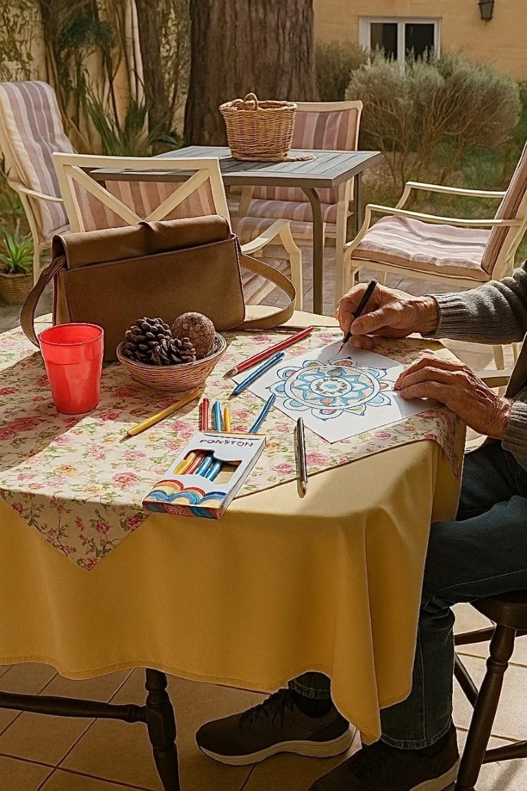 Residente participando en actividad recreativa al aire libre