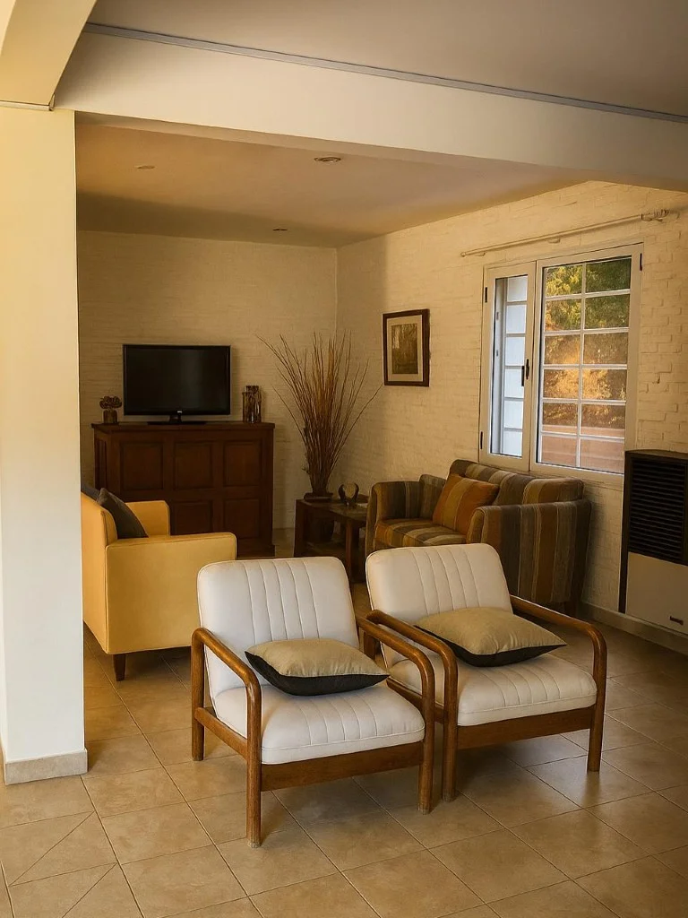 Sala de estar acogedora con sillones